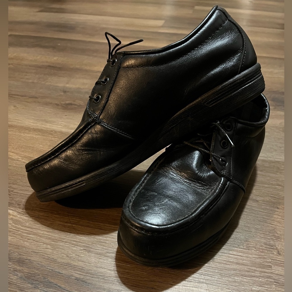Red Wing Shoes Black Leather Oxfords Size 9 1/2 EEE - Picture 5 of 8